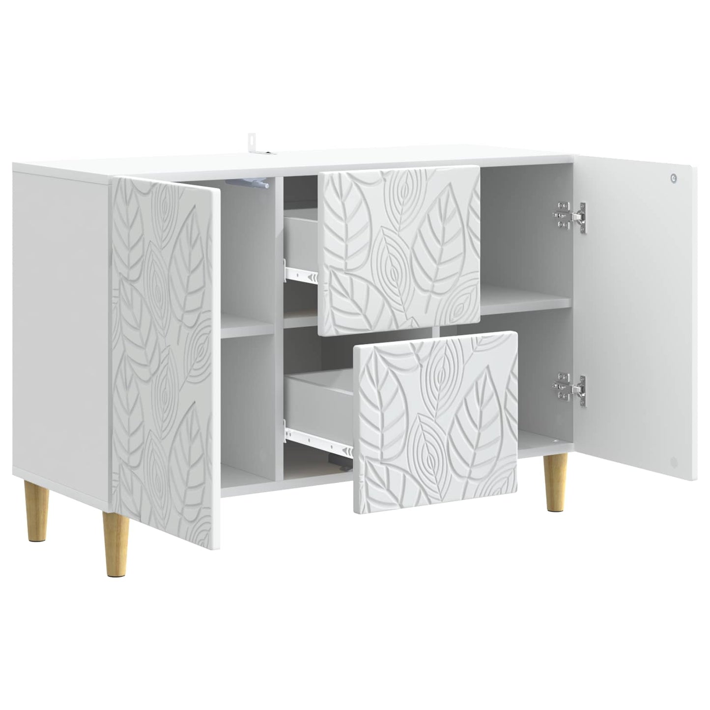 Serviesskap Hvit 89 x 34,5 x 60 cm Konstruert tre