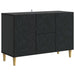 Serviesskap Svart 89 x 34,5 x 60 cm Konstruert tre