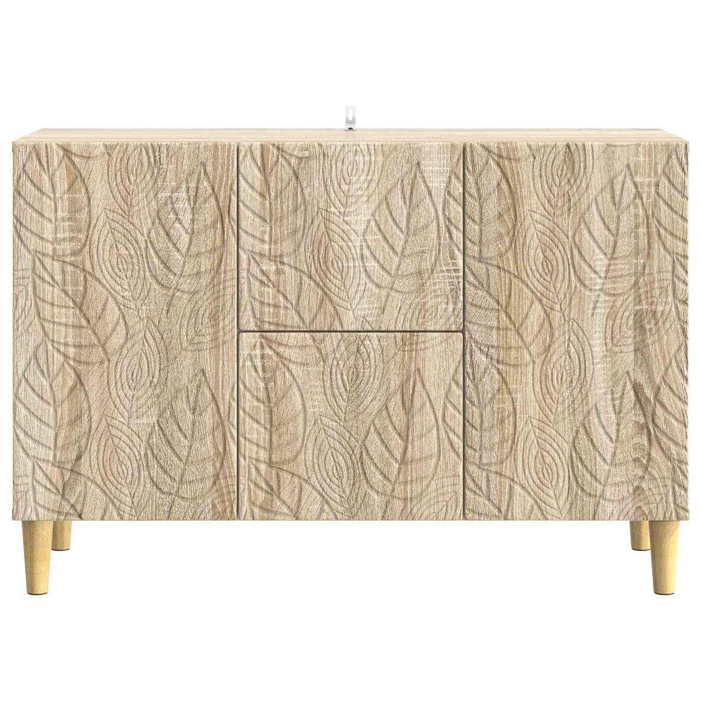 Serviesskap Sonoma eik 89 x 34,5 x 60 cm Konstruert tre