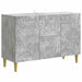 Serviesskap Betonggrå 89 x 34,5 x 60 cm Konstruert tre