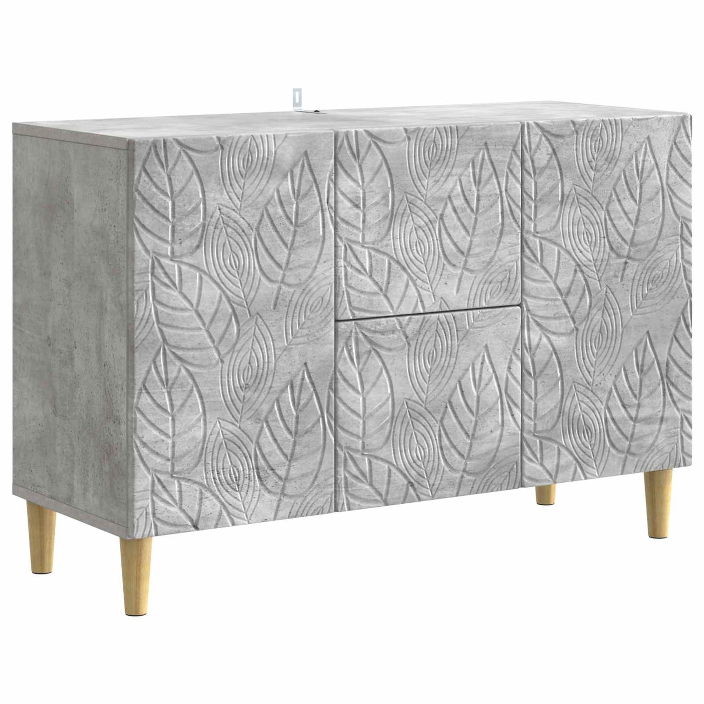 Serviesskap Betonggrå 89 x 34,5 x 60 cm Konstruert tre