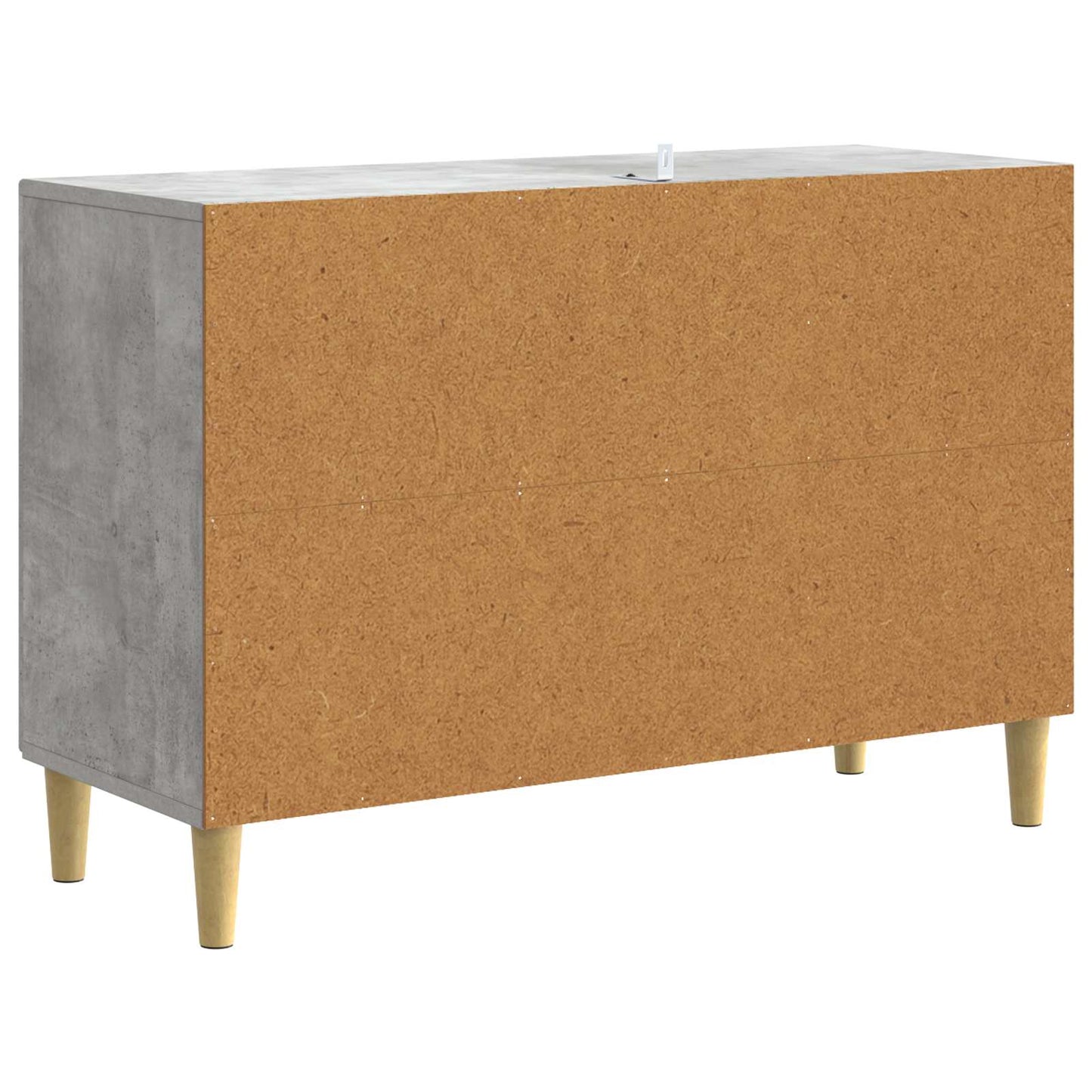 Serviesskap Betonggrå 89 x 34,5 x 60 cm Konstruert tre