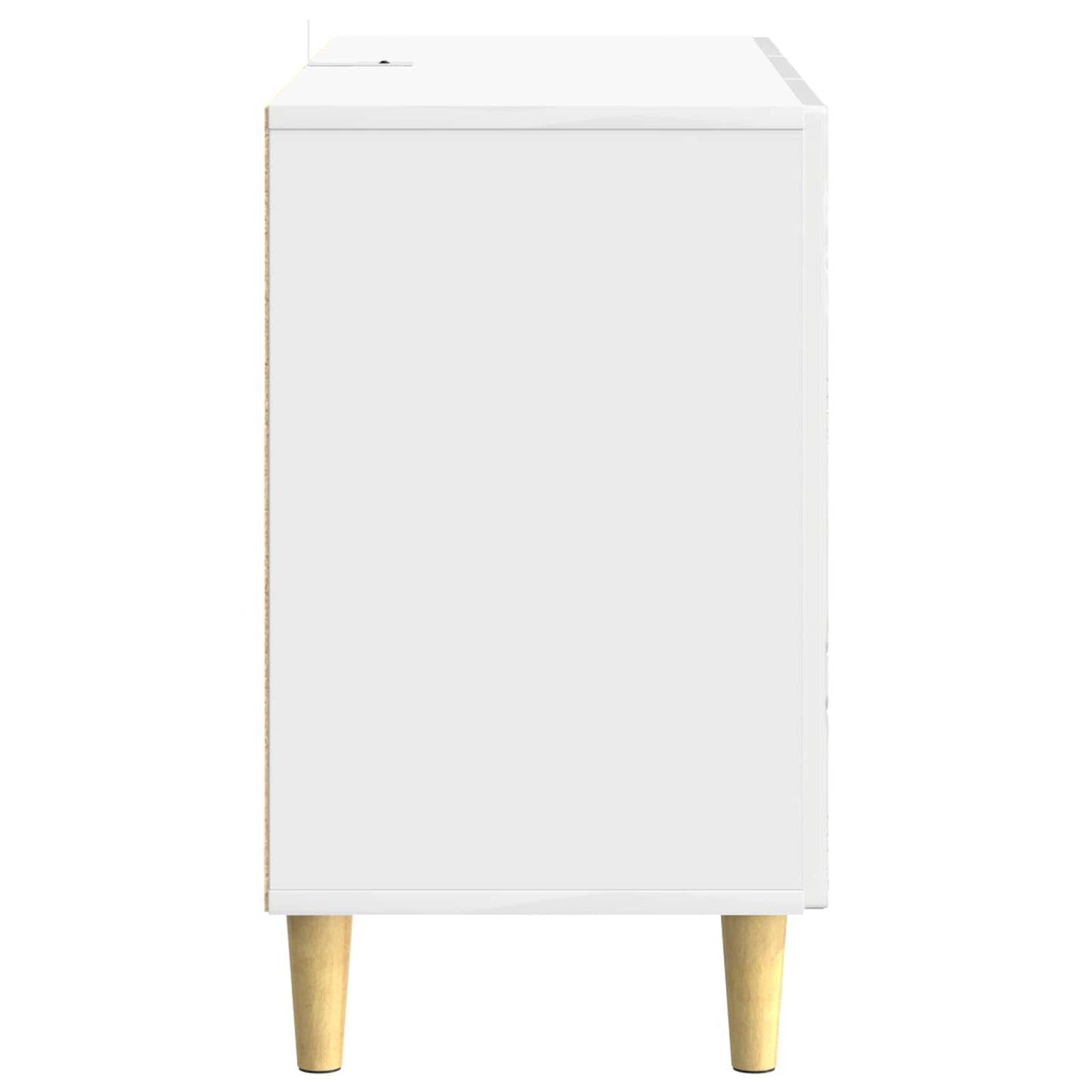 Serviesskap Høgglans hvit 89 x 34,5 x 60 cm Konstruert tre