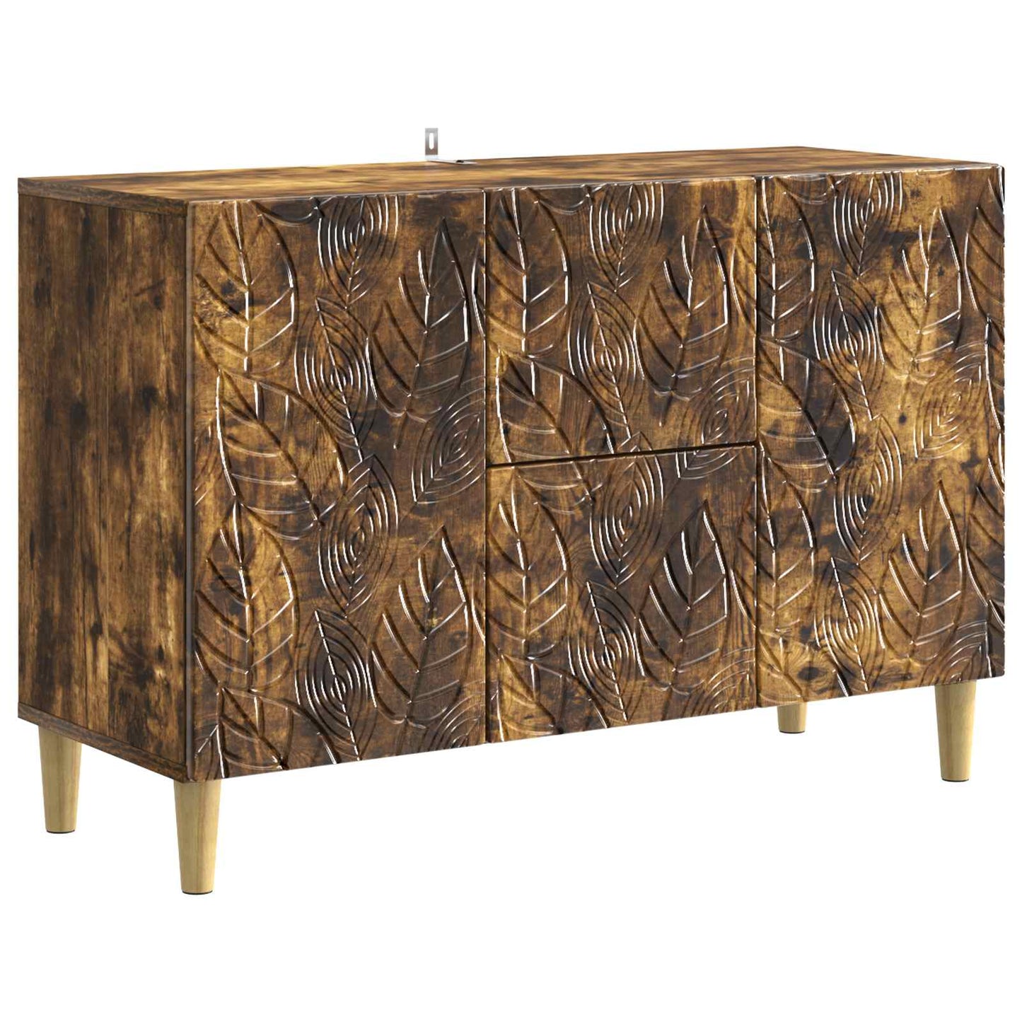 Serviesskap Røkt Eik 89 x 34,5 x 60 cm Konstruert tre