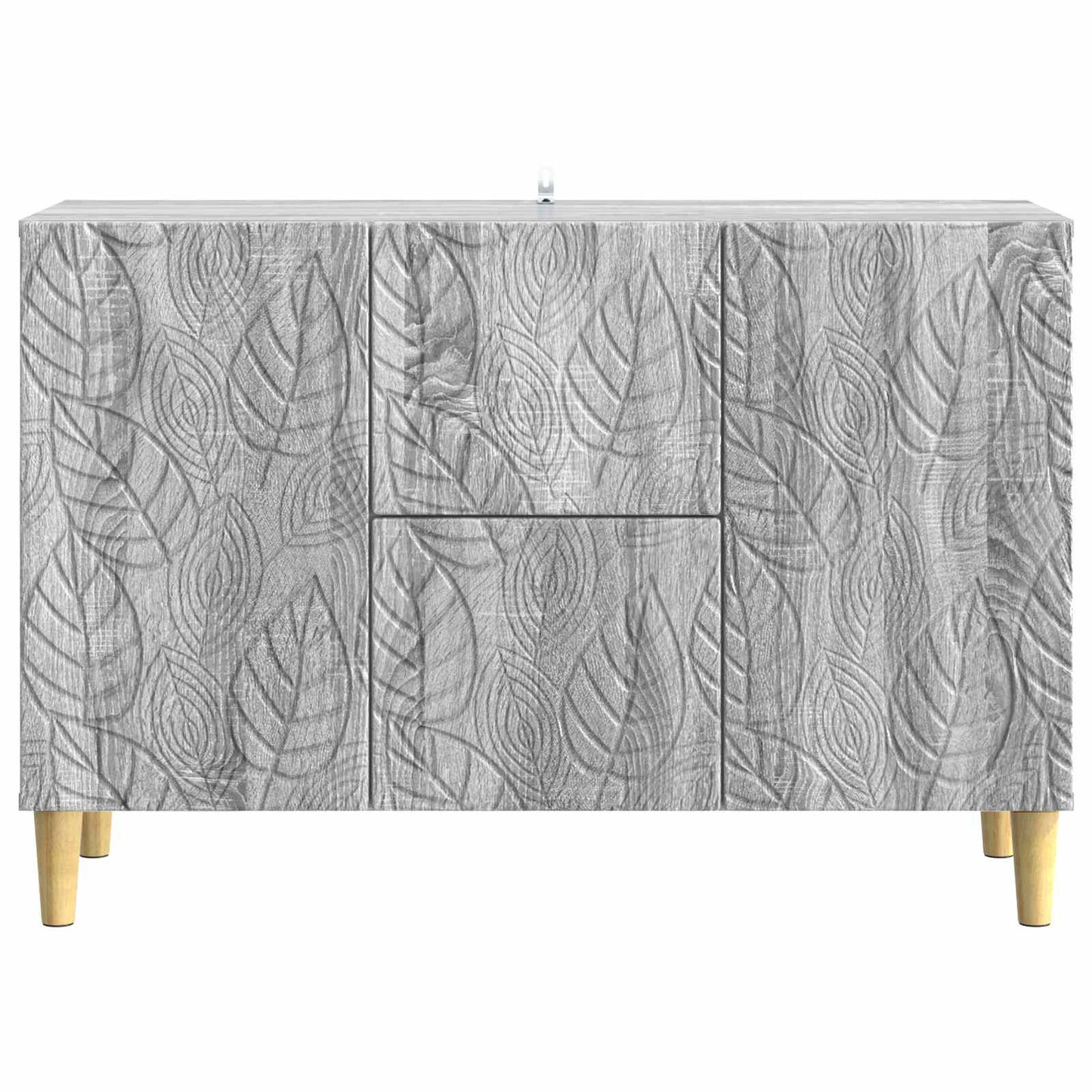 Serviesskap Grå Sonoma 89 x 34,5 x 60 cm Konstruert tre