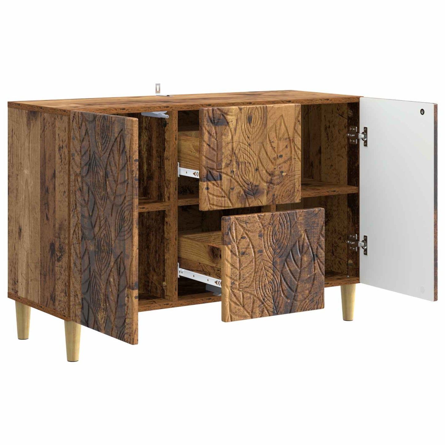 Serviesskap Gammelt tre 89 x 34,5 x 60 cm Konstruert tre