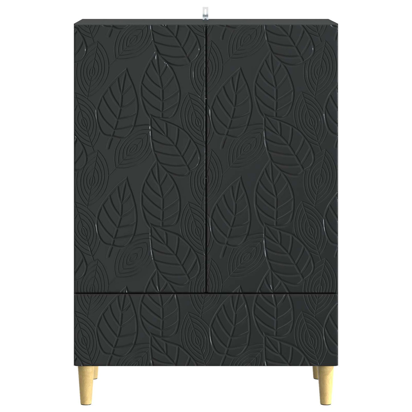 Serviesskap Svart 66 x 34,5 x 95 cm Konstruert tre