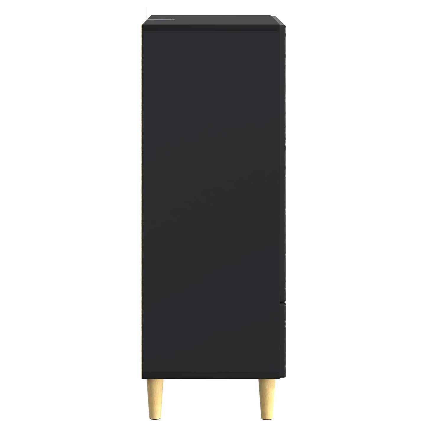Serviesskap Svart 66 x 34,5 x 95 cm Konstruert tre