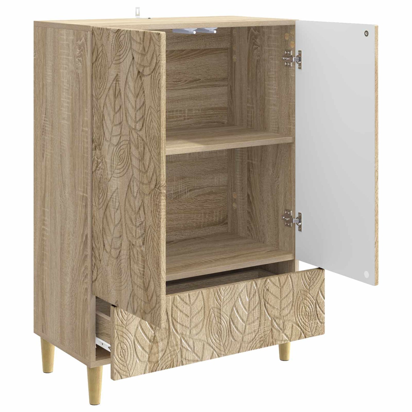 Serviesskap Sonoma eik 66 x 34,5 x 95 cm Konstruert tre