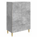 Serviesskap Betonggrå 66 x 34,5 x 95 cm Konstruert tre