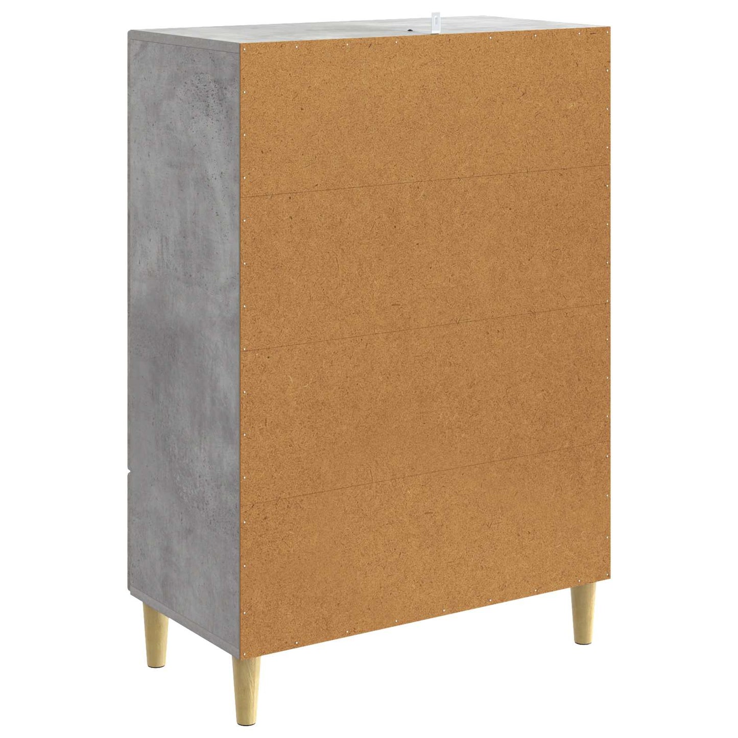 Serviesskap Betonggrå 66 x 34,5 x 95 cm Konstruert tre