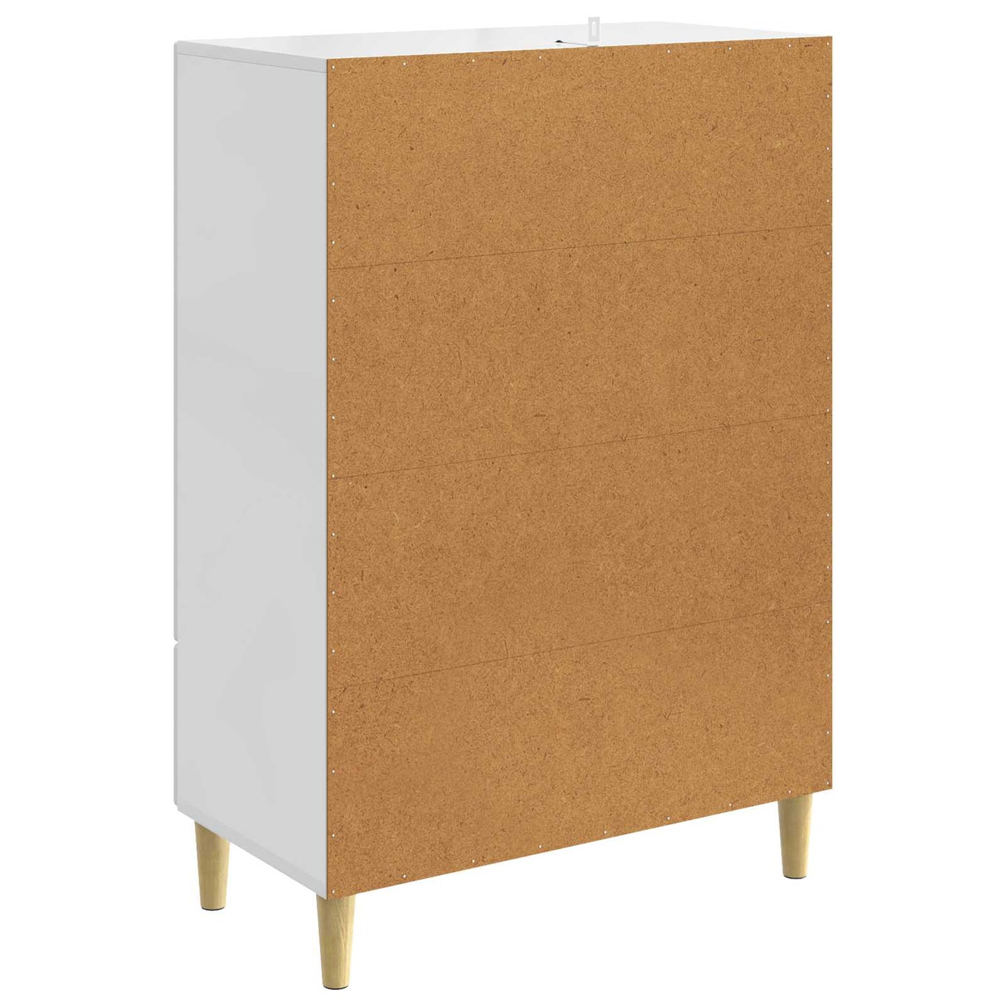 Serviesskap Høgglans hvit 66 x 34,5 x 95 cm Konstruert tre