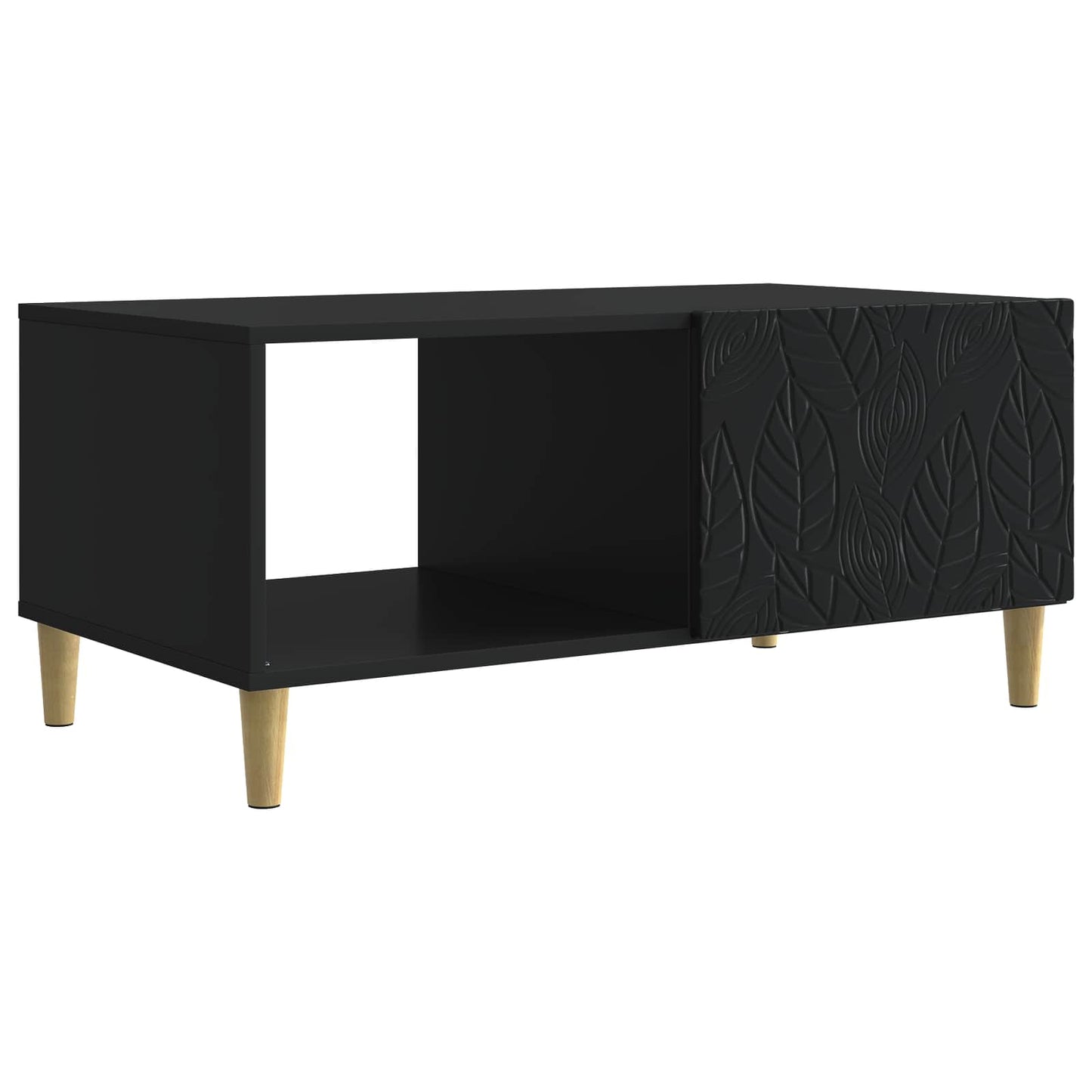 Kaffebord Svart 90 x 50 x 40 cm Konstruert tre