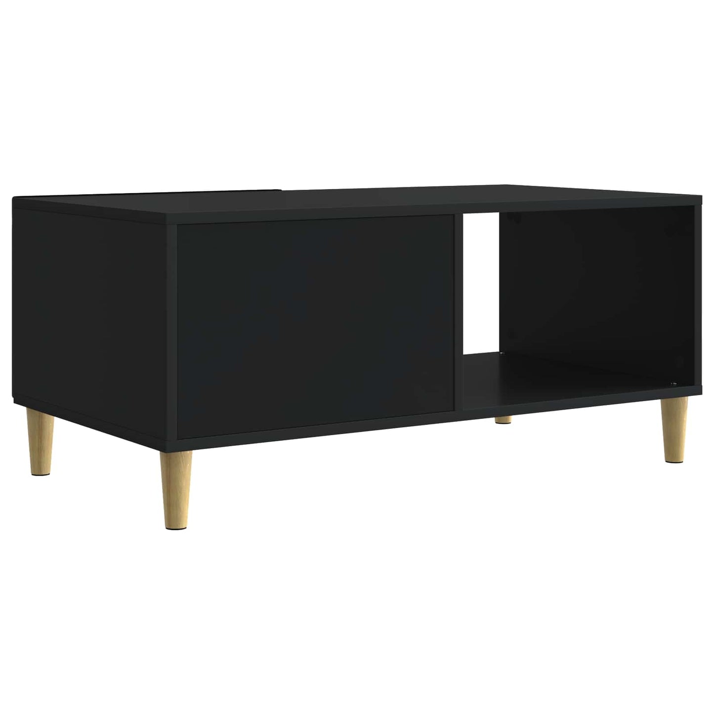 Kaffebord Svart 90 x 50 x 40 cm Konstruert tre