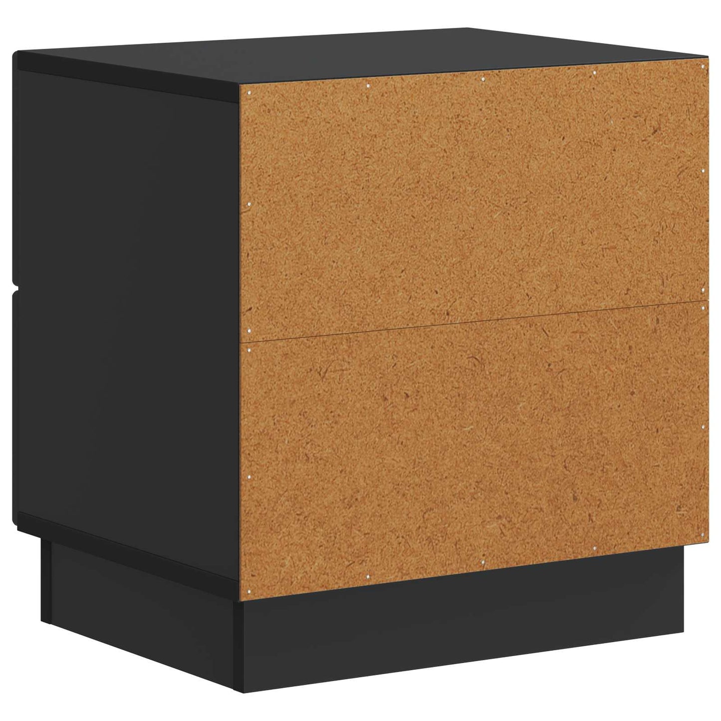 Nattbordskap med skuff Svart 43 x 34,5 x 44,5 cm Konstruert tre