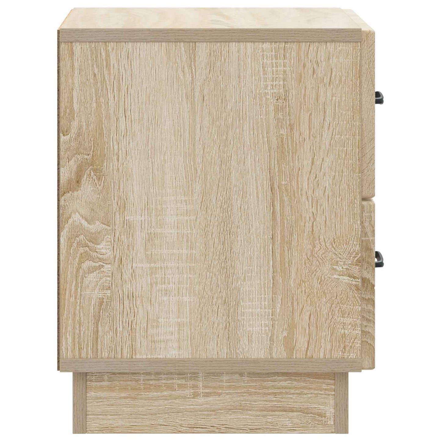Nattbordskap med skuff 2 pcs Sonoma eik 43 x 34,5 x 44,5 cm