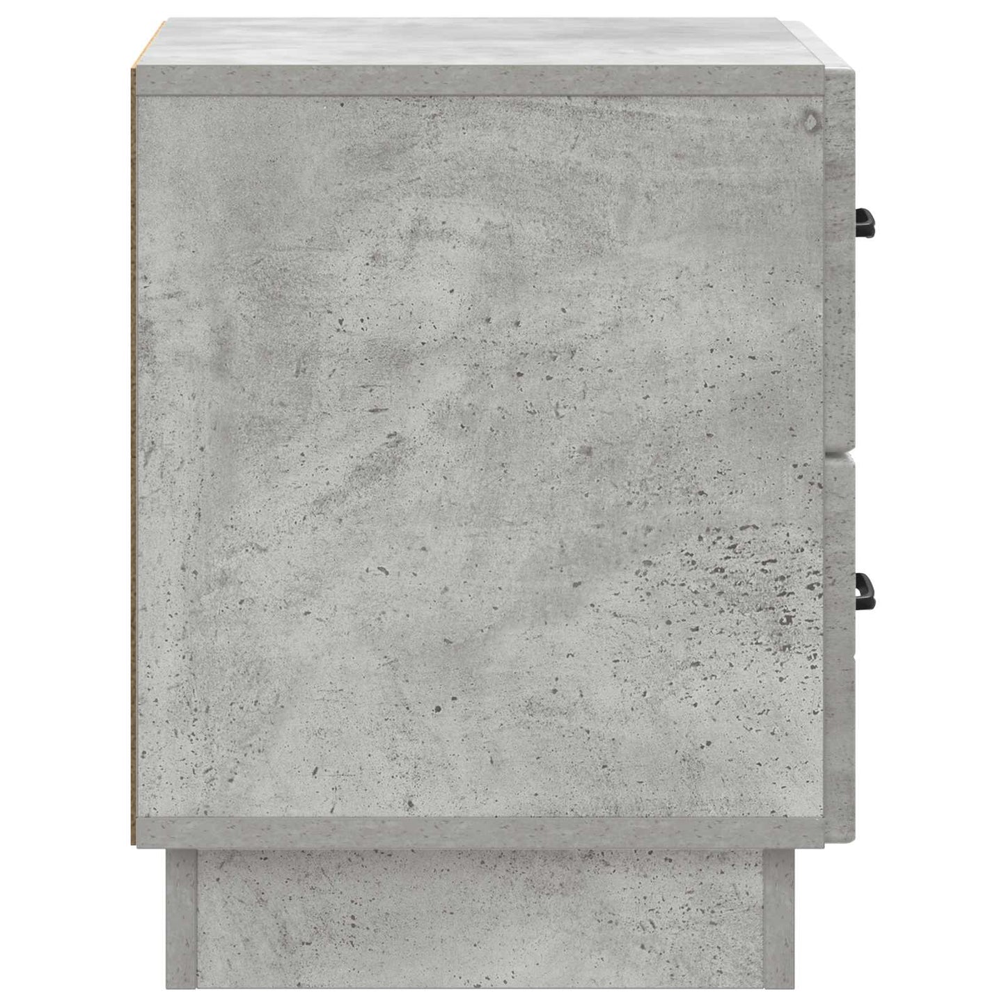 Nattbordskap 2 pcs Betonggrå 43 x 34,5 x 44,5 cm Konstruert tre