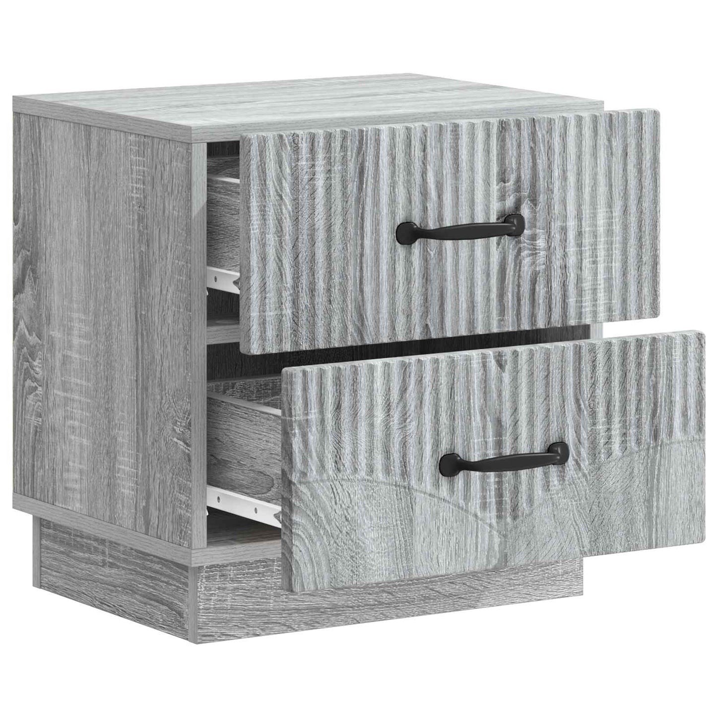 Nattbordskap Grå sonoma 43 x 34,5 x 44,5 cm Konstruert tre