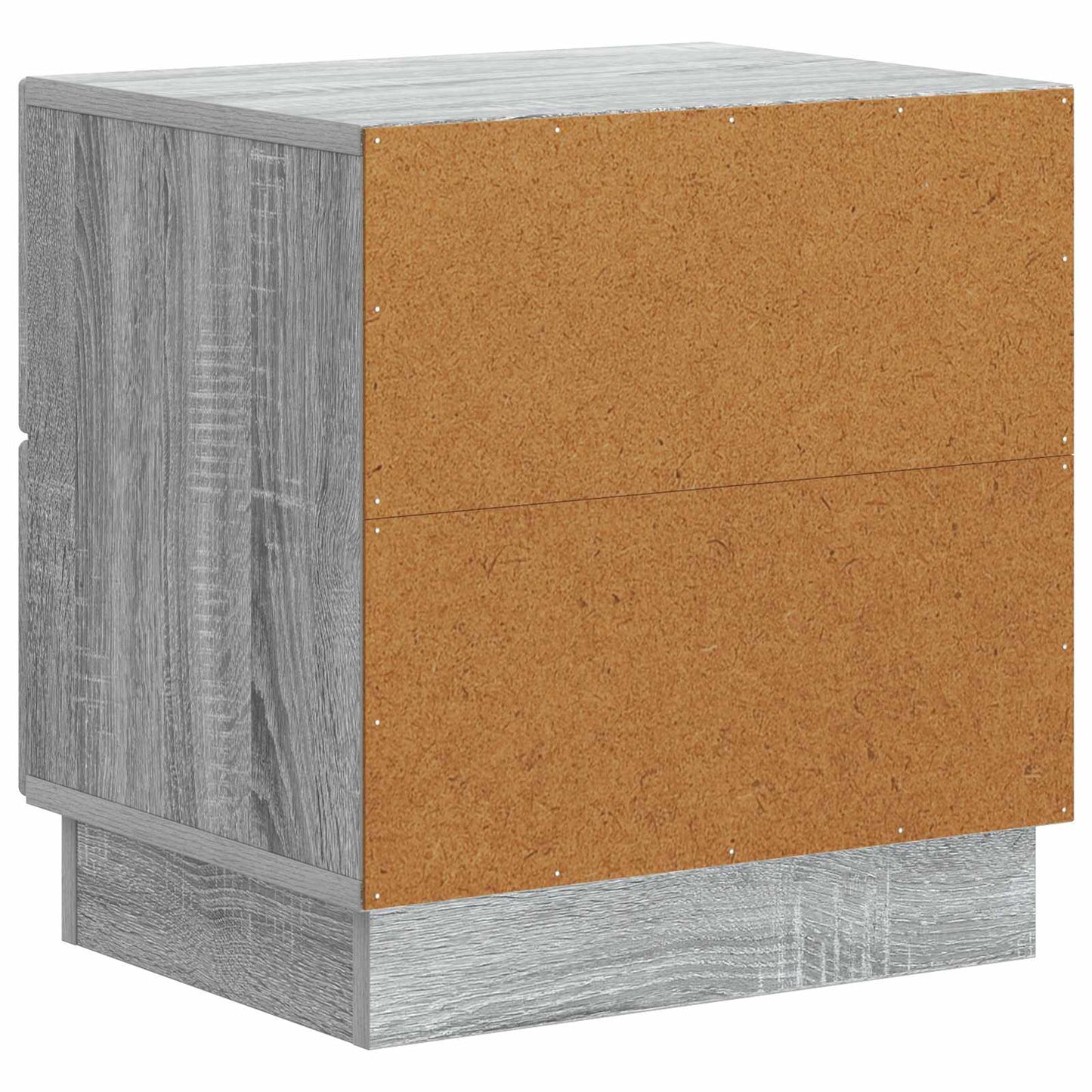 Nattbordskap Grå sonoma 43 x 34,5 x 44,5 cm Konstruert tre