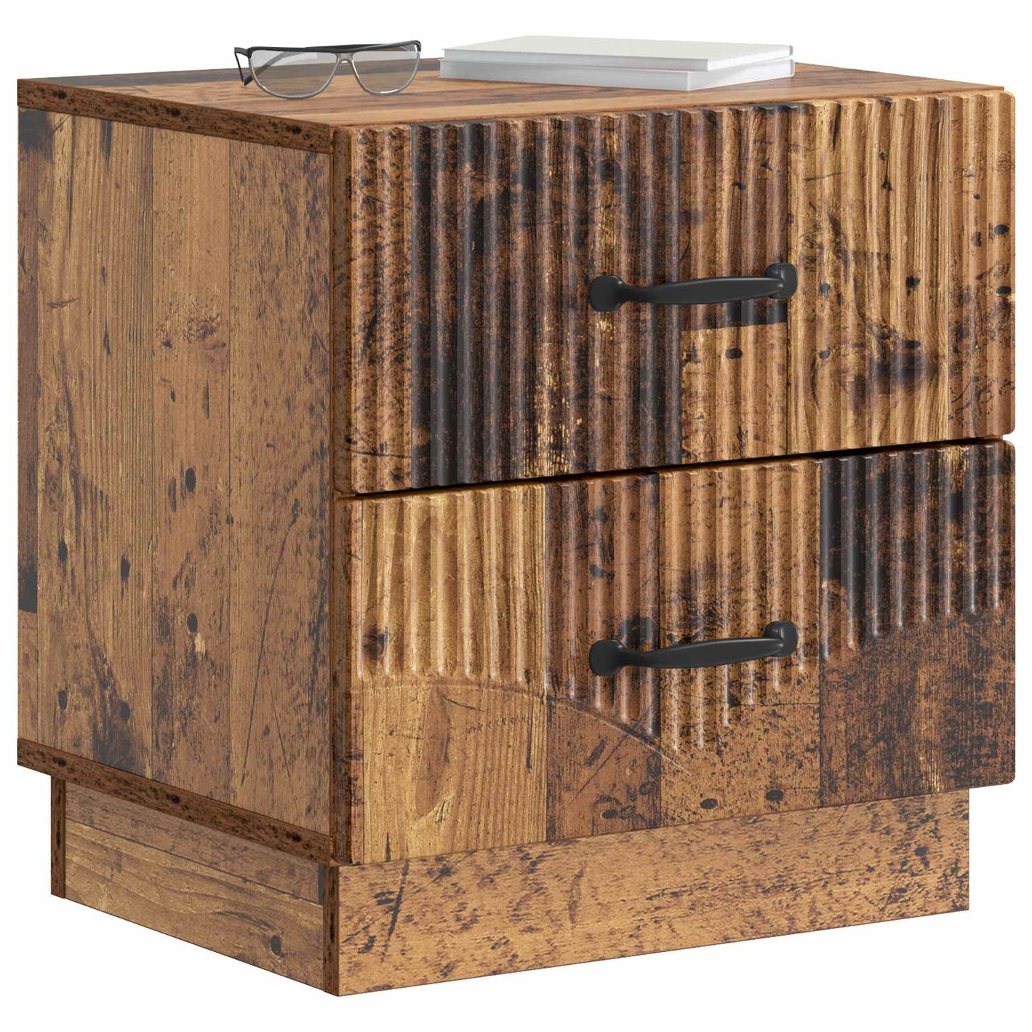 Nattbordskap Gammelt tre 43 x 34,5 x 44,5 cm Konstruert tre