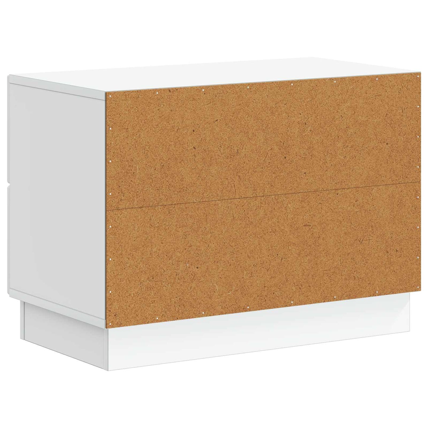 Nattbordskap med skuff Hvit 62 x 34,5 x 44,5 cm Konstruert tre