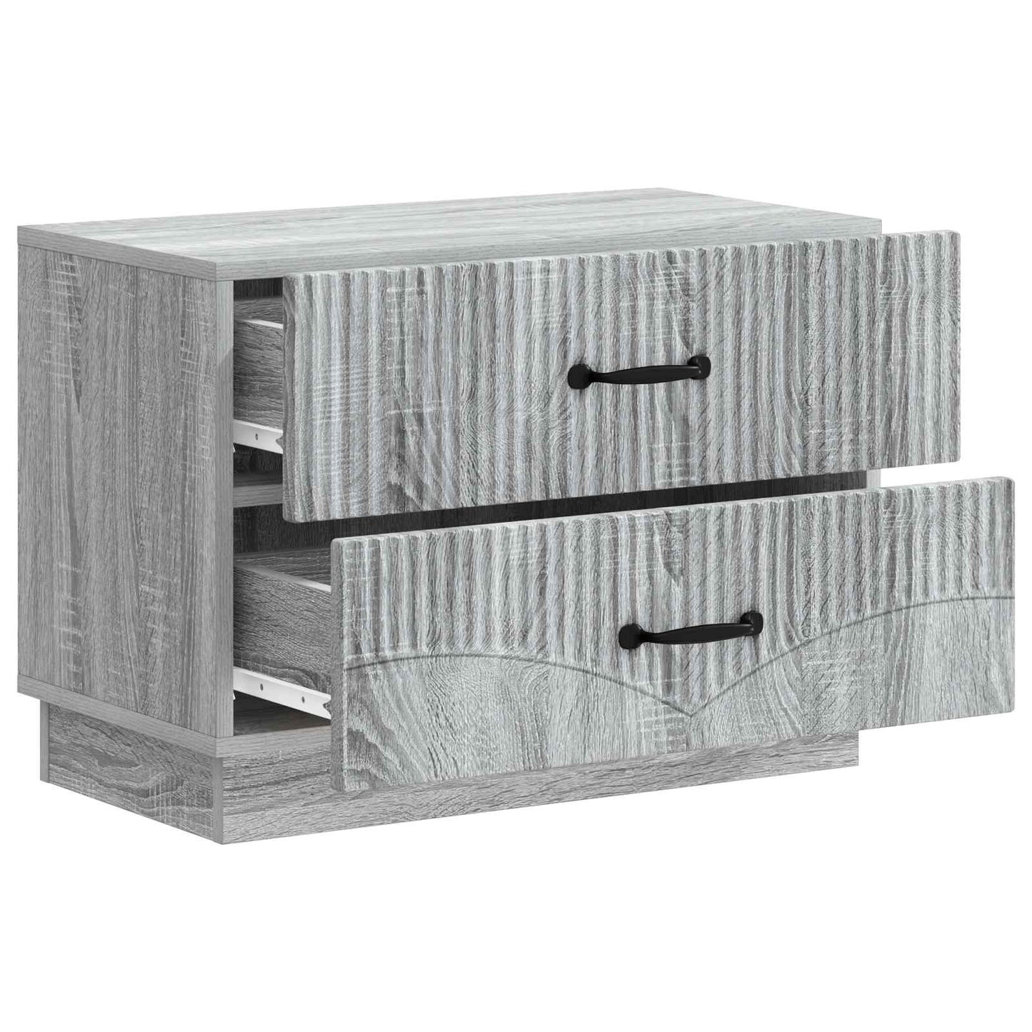 Nattbordskap Grå sonoma 62 x 34,5 x 44,5 cm Konstruert tre