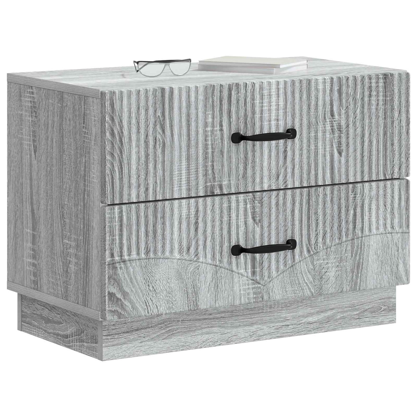 Nattbordskap Grå sonoma 62 x 34,5 x 44,5 cm Konstruert tre