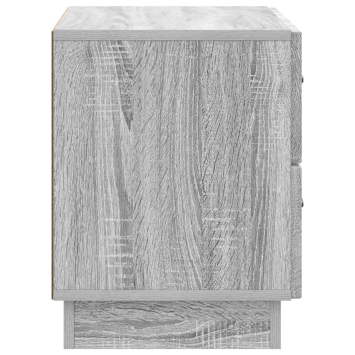 Nattbordskap Grå sonoma 62 x 34,5 x 44,5 cm Konstruert tre