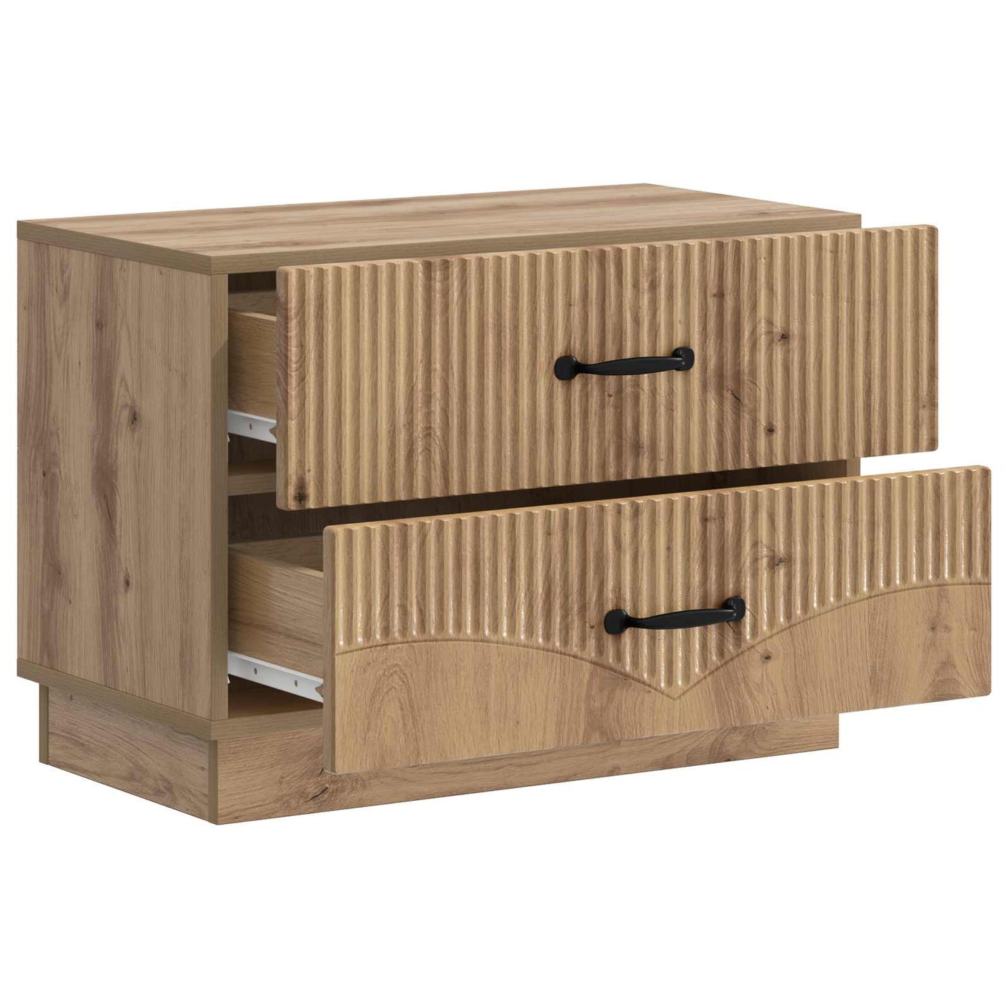 Nattbordskap Artisan eik 62 x 34,5 x 44,5 cm Konstruert tre