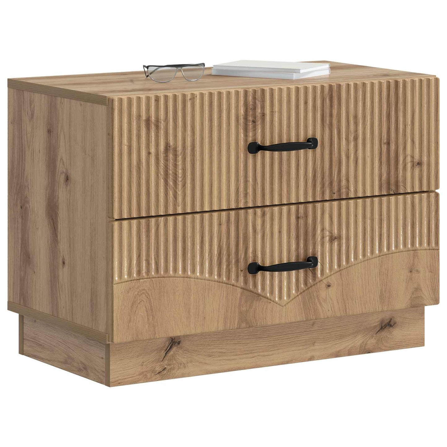 Nattbordskap Artisan eik 62 x 34,5 x 44,5 cm Konstruert tre