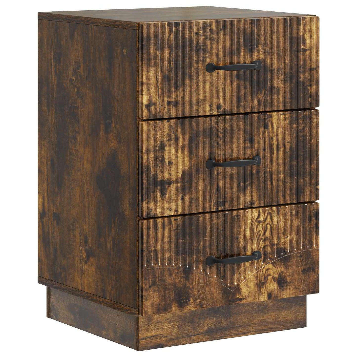 Nattbordskap Røkt Eik 43 x 41 x 63,5 cm Konstruert tre