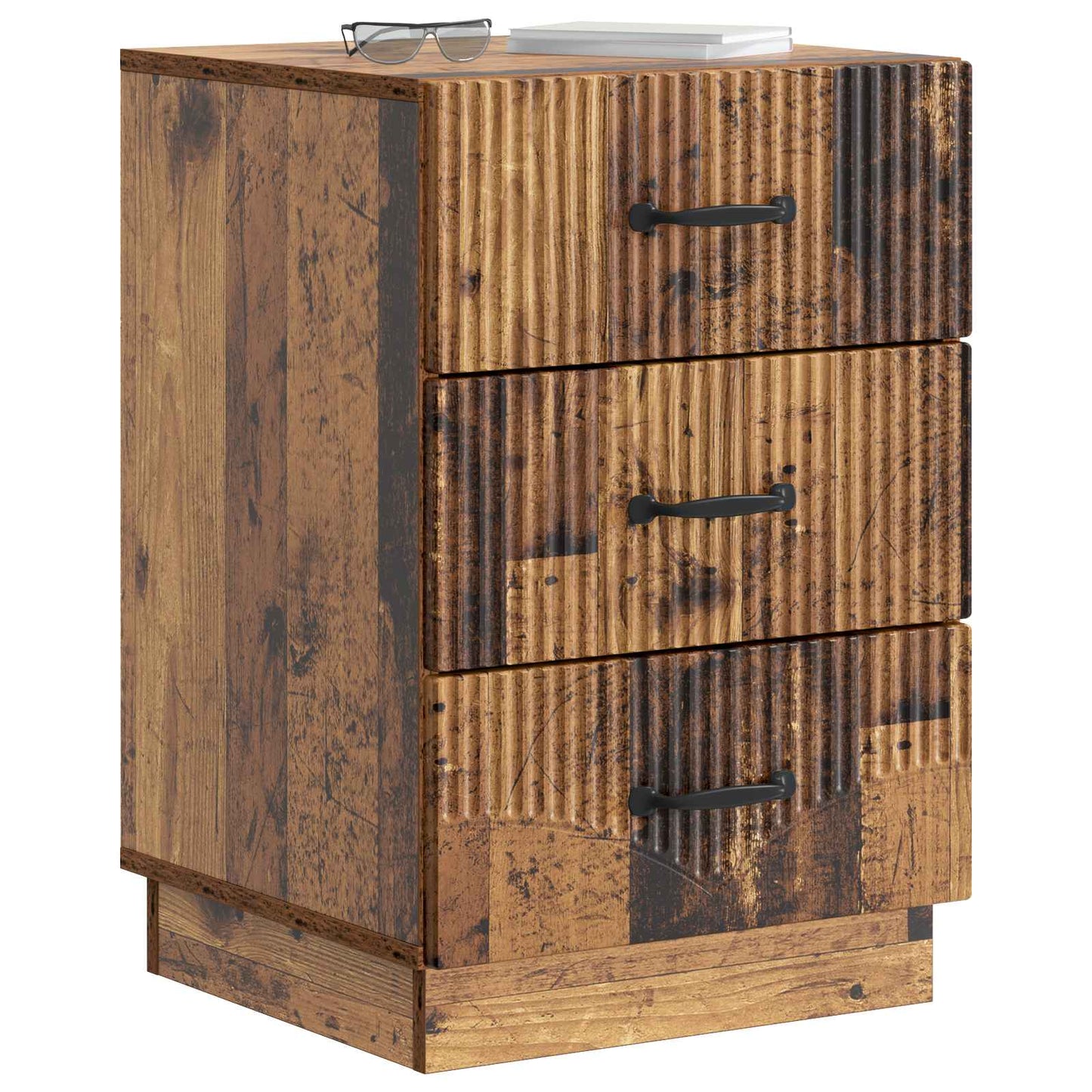Nattbordskap Gammelt tre 43 x 41 x 63,5 cm Konstruert tre