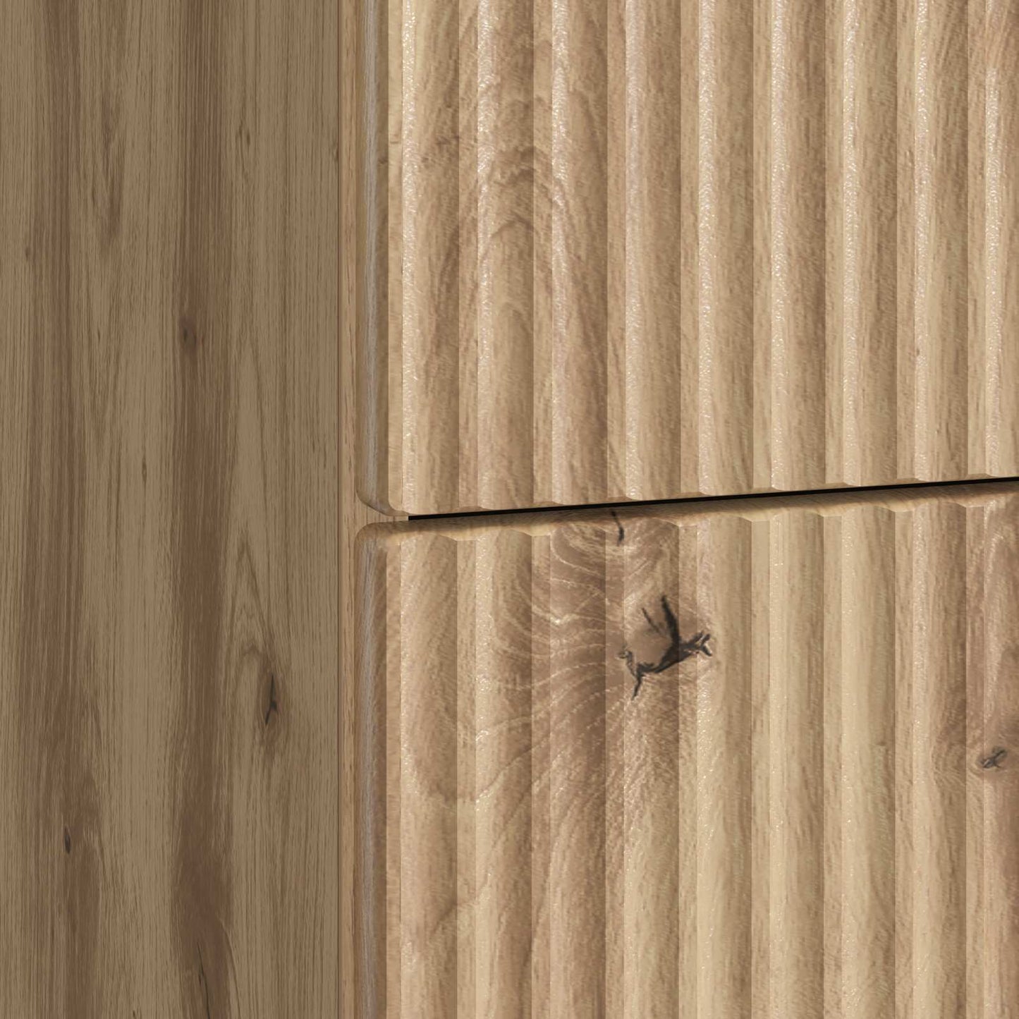 Nattbordskap Artisan eik 43 x 41 x 63,5 cm Konstruert tre