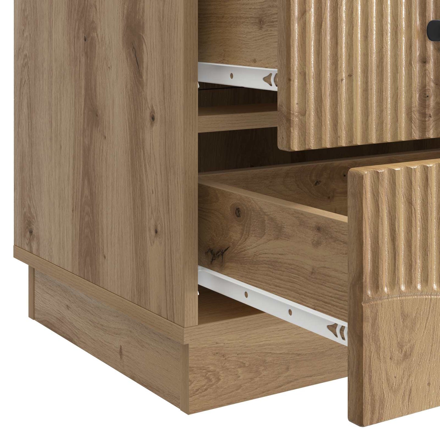 Nattbordskap Artisan eik 43 x 41 x 63,5 cm Konstruert tre