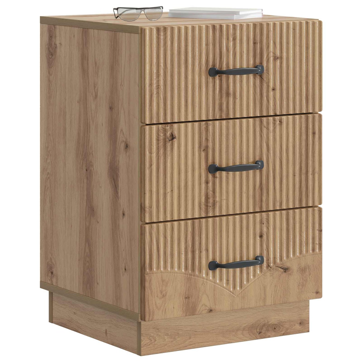 Nattbordskap Artisan eik 43 x 41 x 63,5 cm Konstruert tre