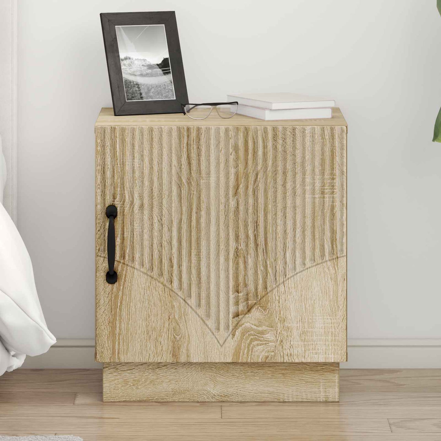 Nattbord 2 pcs Sonoma eik 43 x 34,5 x 47 cm Konstruert tre