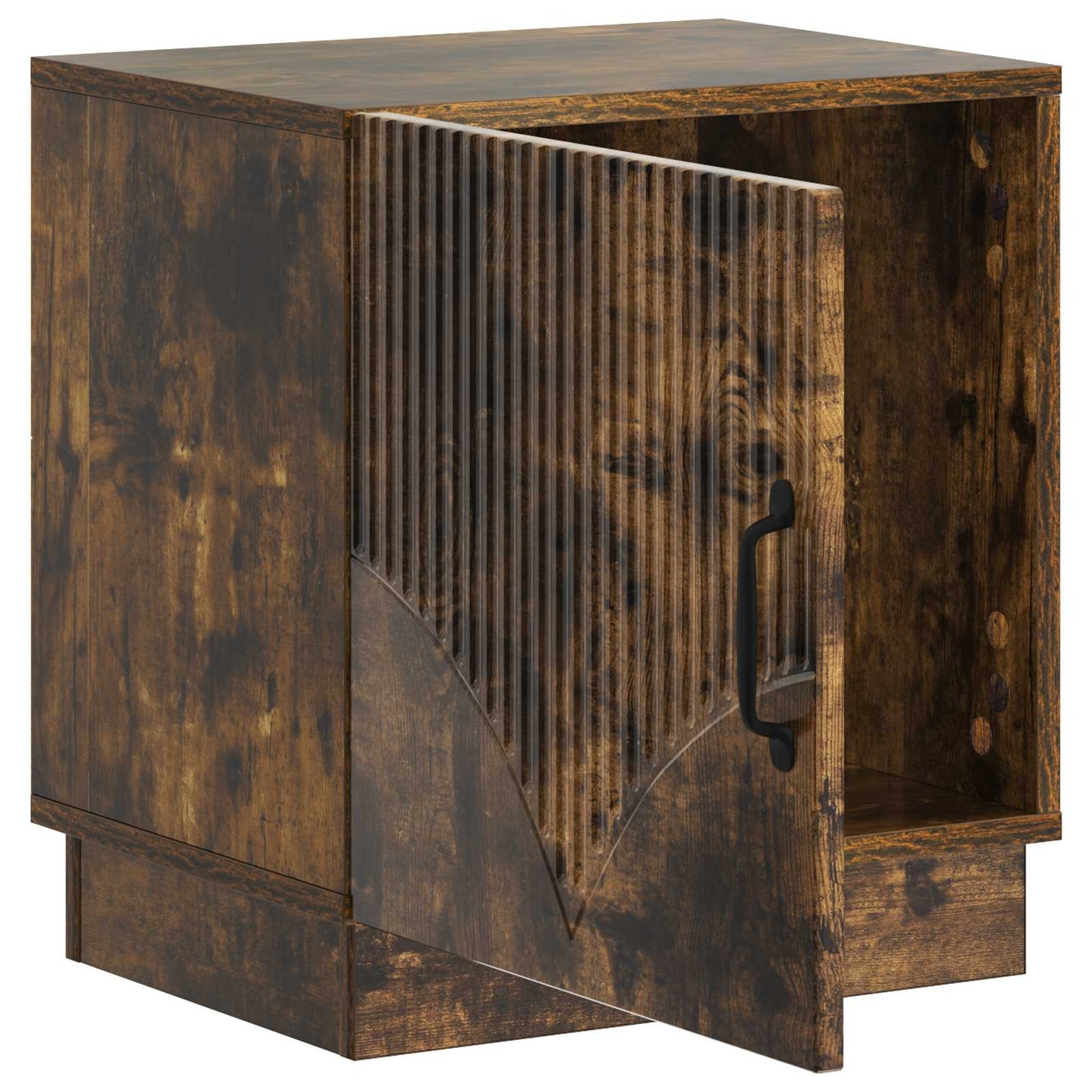 Nattbord Røkt Eik 43 x 34,5 x 47 cm Konstruert tre