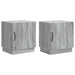 Nattbord 2 pcs Grå Sonoma 43 x 34,5 x 47 cm Konstruert tre