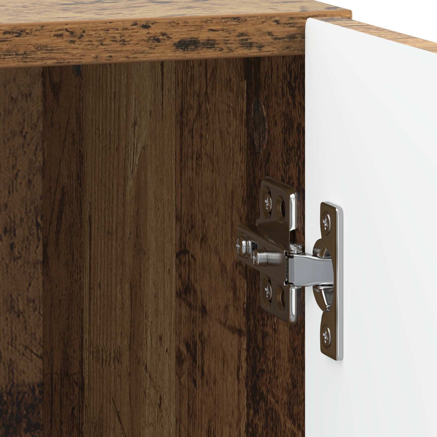 Nattbord Gammelt tre 43 x 34,5 x 47 cm Konstruert tre