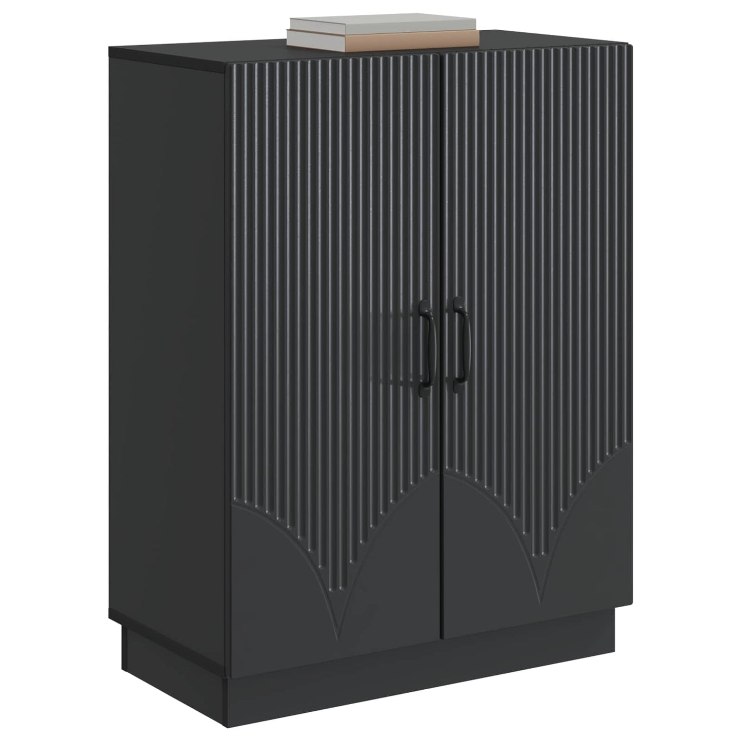 Serviesskap Svart 66 x 34,5 x 87 cm Konstruert tre
