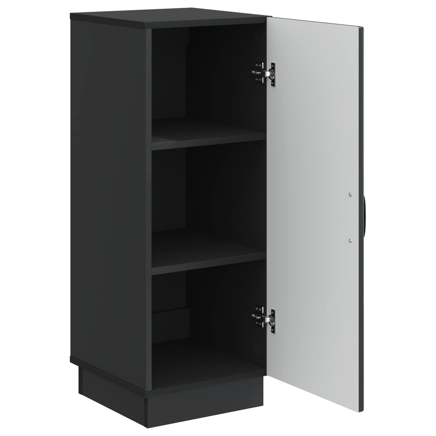Serviesskap Svart 33 x 34,5 x 87 cm Konstruert tre