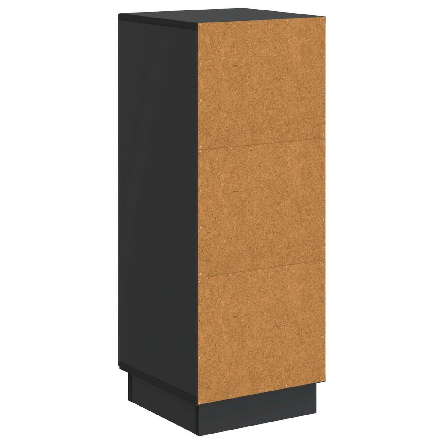 Serviesskap Svart 33 x 34,5 x 87 cm Konstruert tre