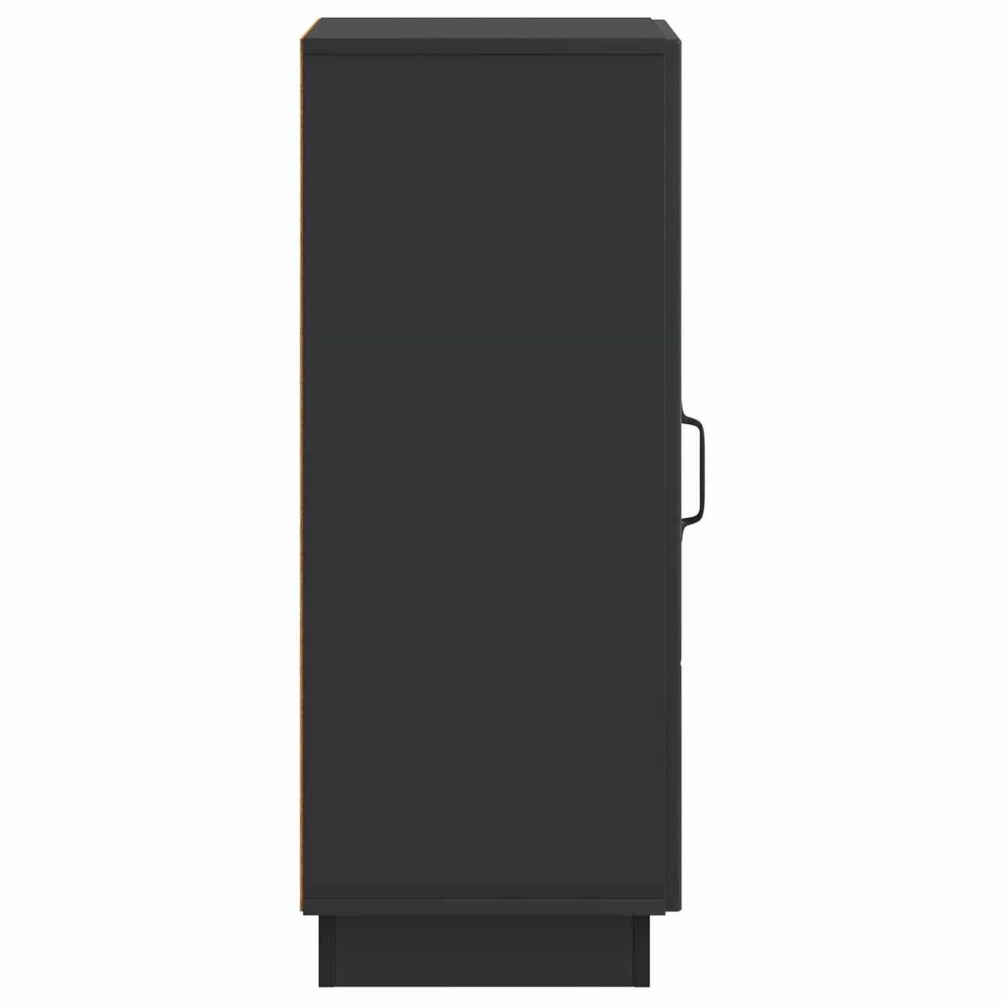 Serviesskap Svart 33 x 34,5 x 87 cm Konstruert tre