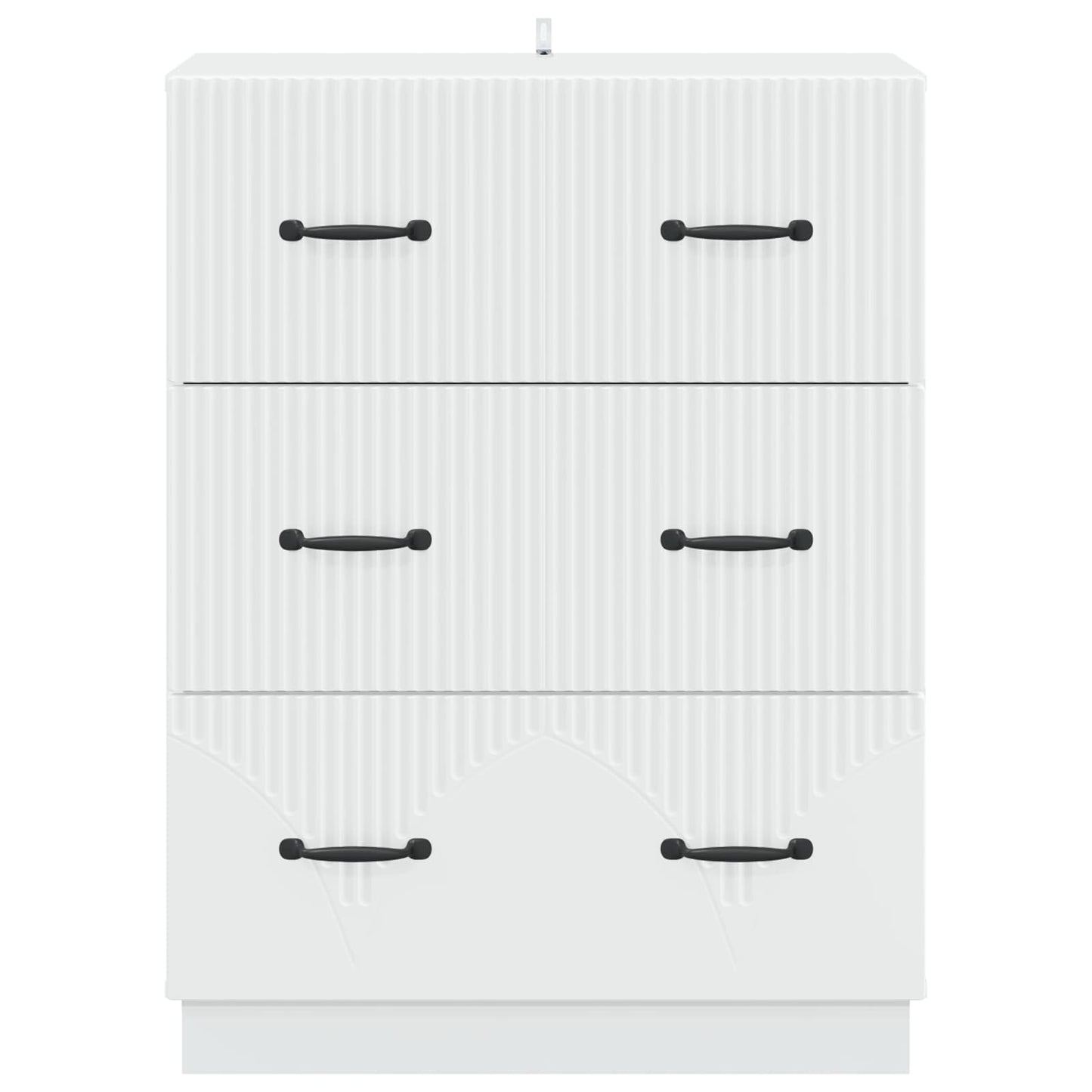 Skuffeskap Hvit 66 x 34,5 x 87 cm Konstruert tre