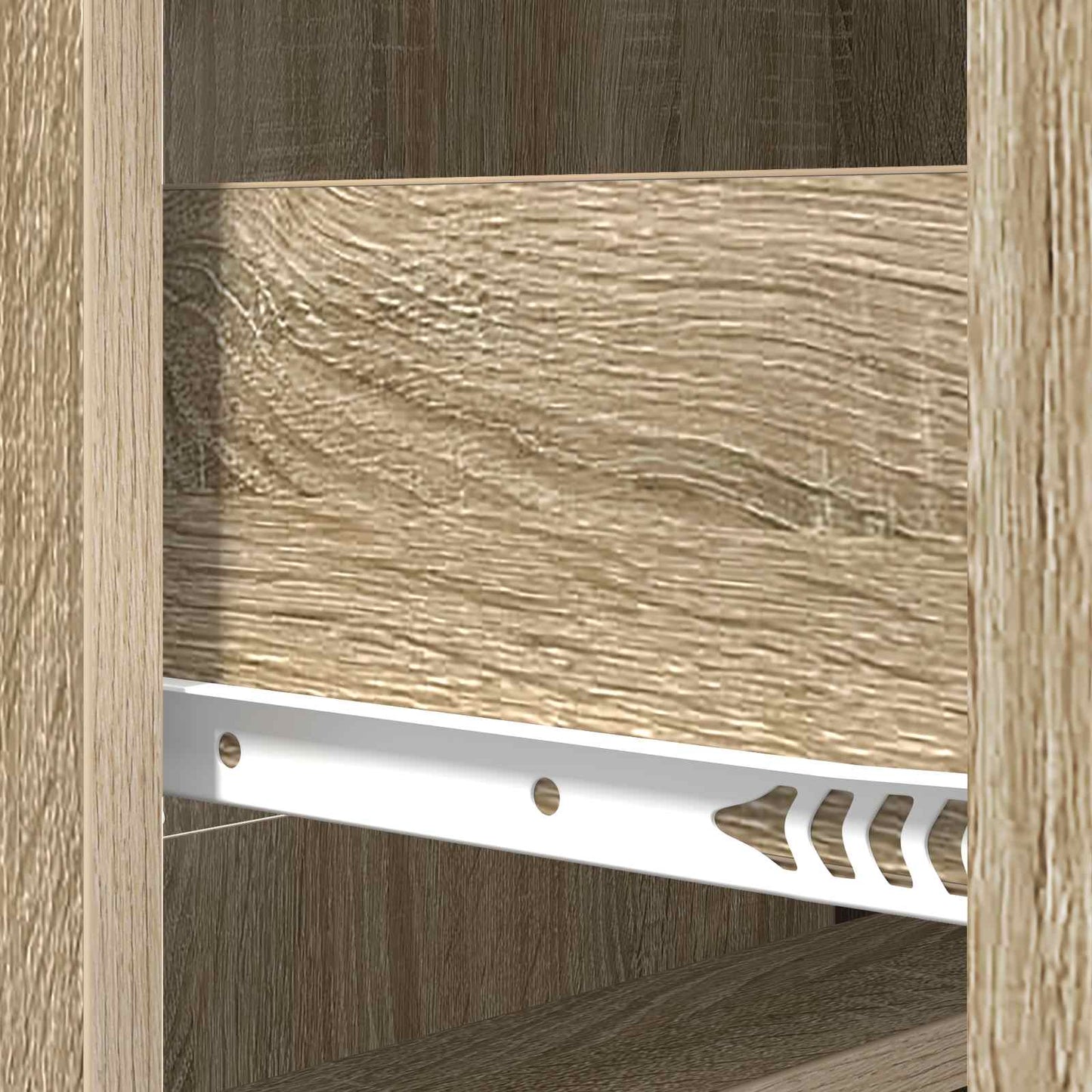 Skuffeskap Sonoma eik 66 x 34,5 x 87 cm Konstruert tre