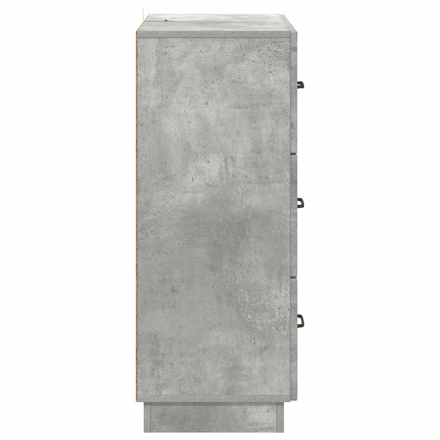 Skuffeskap Betonggrå 66 x 34,5 x 87 cm Konstruert tre