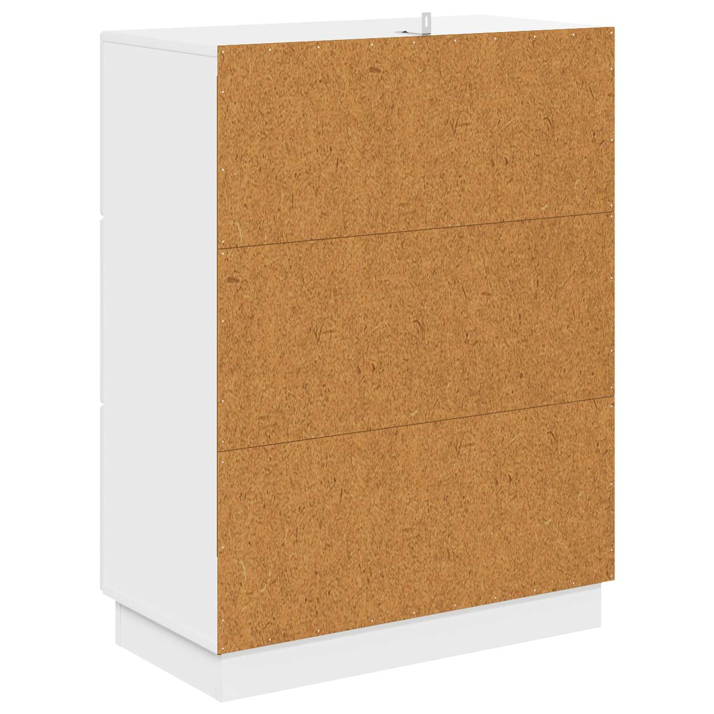 Skuffeskap Høgglans hvit 66 x 34,5 x 87 cm Konstruert tre