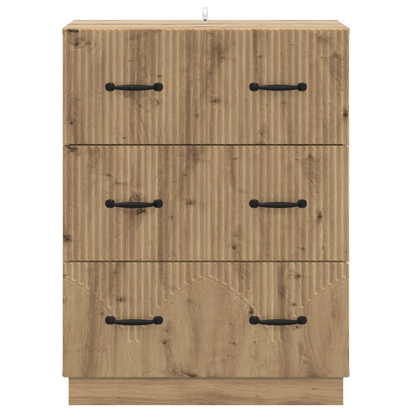 Skuffeskap 66 x 34,5 x 87 cm Konstruert tre Artisan eik