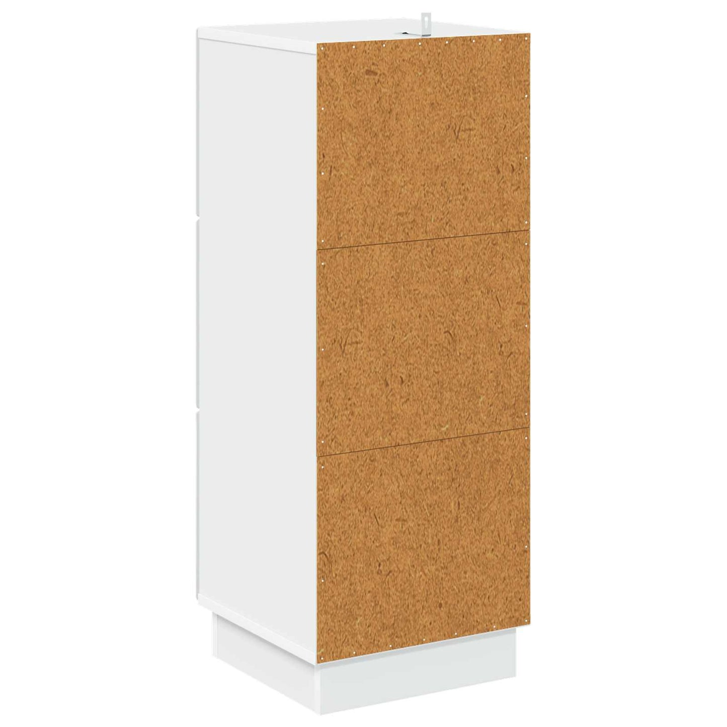 Skuffeskap Hvit 33 x 34,5 x 87 cm Konstruert tre