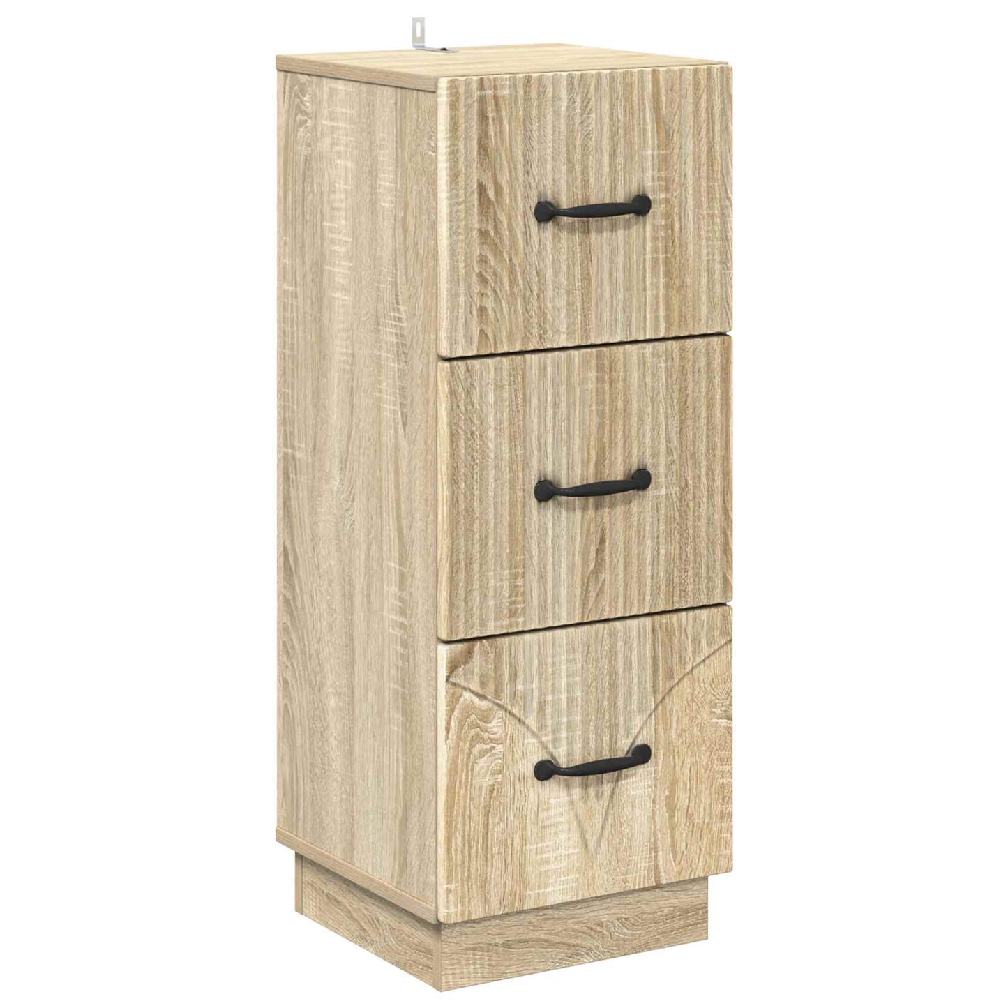 Skuffeskap Sonoma eik 33 x 34,5 x 87 cm Konstruert tre